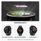 Garmin Forerunner 165 GPS running smartwatch Mist Grey 43mm, UK version