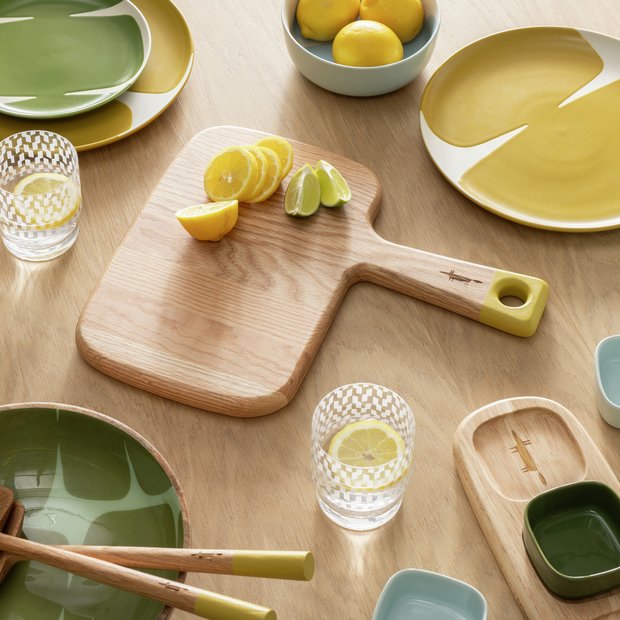 Habitat x Scion Lohko oak serving board, imported from the UK