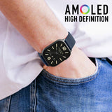 Reflex Active Series 29 AMOLED smartwatch navy silicone strap, imported from the UK