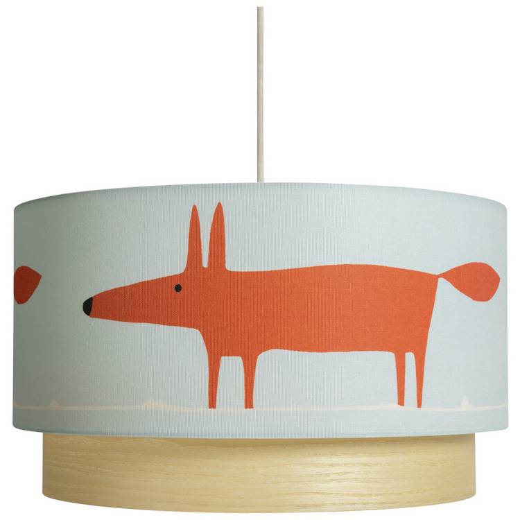 Habitat Mr Fox 2-tier lampshade 45cm - British product
