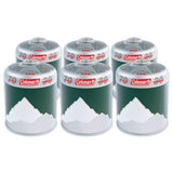 Coleman C500 gas cartridge set of 6, imported from the UK