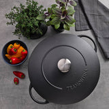 Tramontina enamelled cast iron wok 32cm 5.0L (British brand)