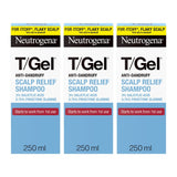 Neutrogena T/Gel anti-dandruff shampoo 3 x 250ml - British product