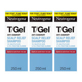 Costco UK Neutrogena T/Gel Anti-Dandruff Scalp Relief Shampoo 3 x 250ml- Buy online at McGrocer