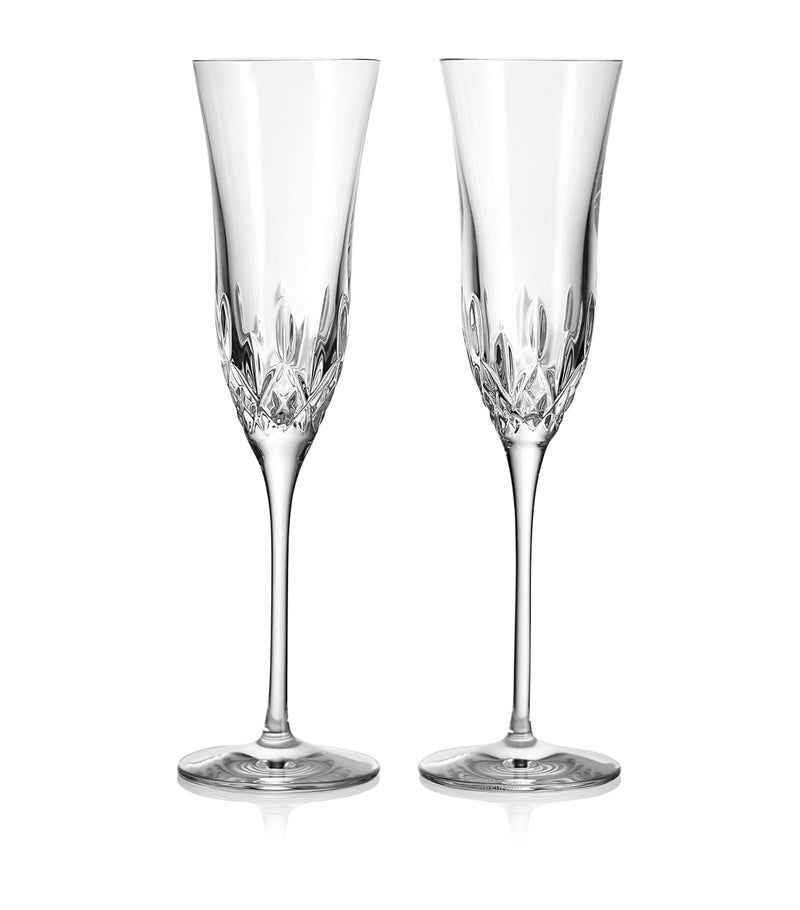 Waterford Lismore Essence Champagne Flutes set of two 230ml (British brand)