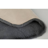 Habitat Supersoft Faux Fur Grey Shaggy Rug 60x90cm, imported from the UK