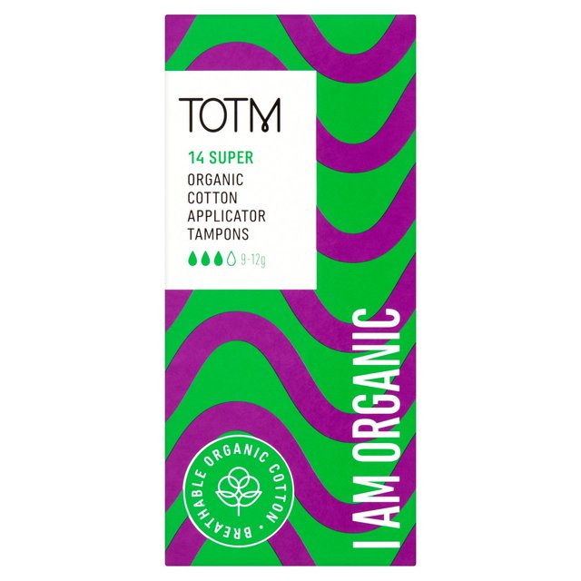 TOTM Organic Cotton Applicator Tampons Super 14 per pack GOODS M&S