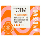 TOTM Organic Cotton Non-Applicator Tampons Super Plus   15 per pack GOODS M&S