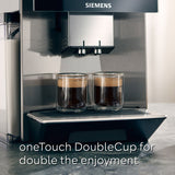 Siemens EQ900+ coffee machine silver, imported from the UK