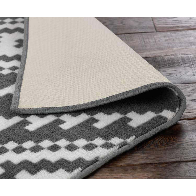 Habitat geometric grey rug 120x170cm, imported from the UK