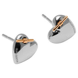 Olivia Burton heart stud earrings 8mm, imported from the UK