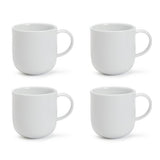 Habitat Riko white porcelain mug set of 4, UK version