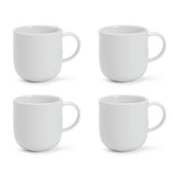 Argos Habitat Riko Set of 4 Porcelain Mugs - White (380ml)- Buy online at McGrocer