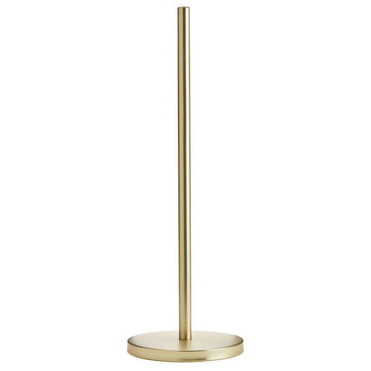 Argos Home gold toilet roll holder 59cm, imported from the UK