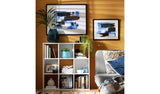 Argos Argos Home Squares 9 Cube Storage Unit - White Cube Storage Unit - H91, W91, D29.5cm- Buy online at McGrocer