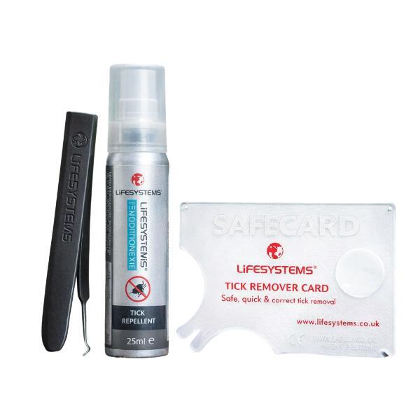 Lifesystems tick repellent and remover bundle (British brand)