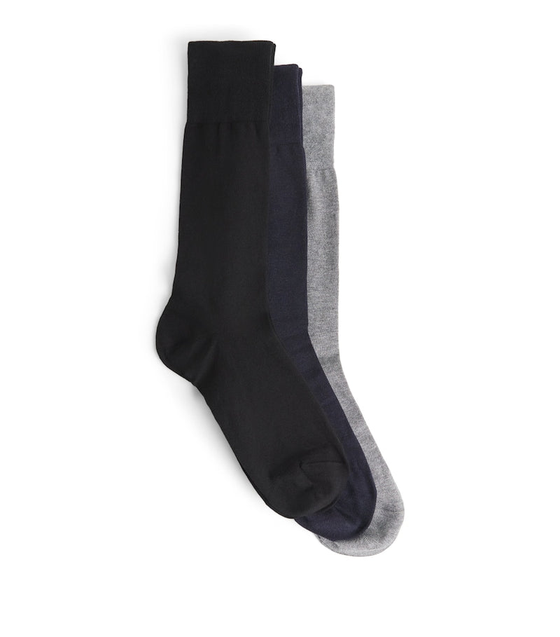 Harrods pack of 3 logo socks - British product