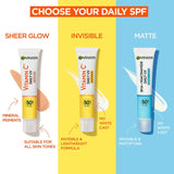 Garnier SPF 50+ UV Fluid with Vitamin C and Niacinamide 3 Pack, UK version