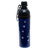 Long Paws Lick n Flow marineblå vannflaske til hund 750 ml
