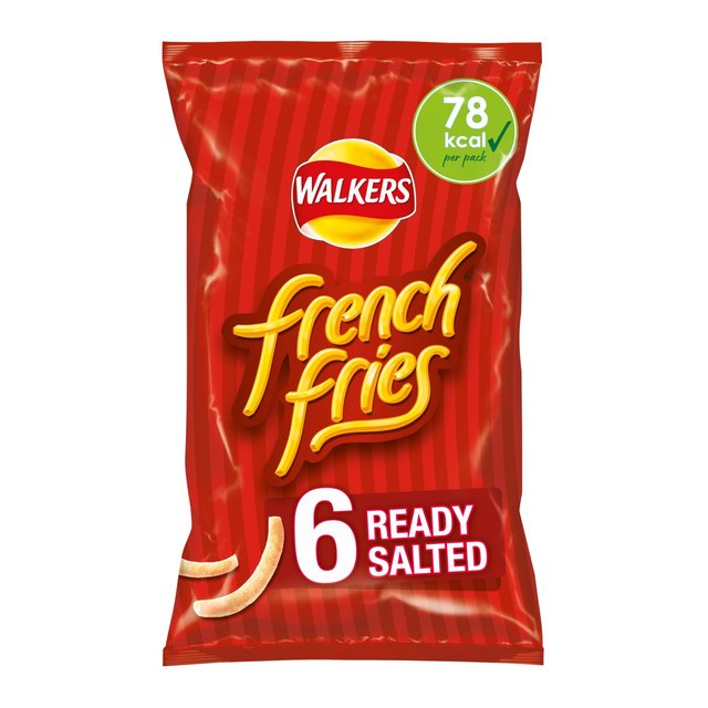 Walkers French Fries Ready Salted Multipack Snacks 6 per pack GOODS M&S