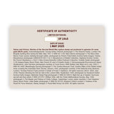 Royal Mail WWII gold stamp set limited edition (British brand)