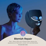 Shark CryoGlow LED anti-ageing mask Blue Frost, imported from the UK