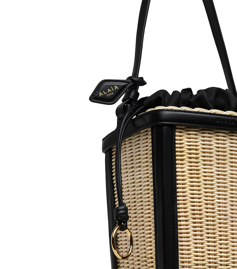 Alaïa small wicker bucket bag H19cm (British brand)