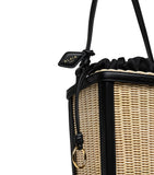 Alaïa small wicker bucket bag H19cm (British brand)