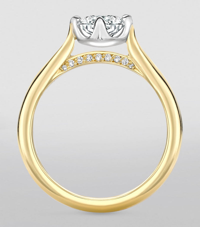 Boodles yellow gold Brilliance engagement ring - British product