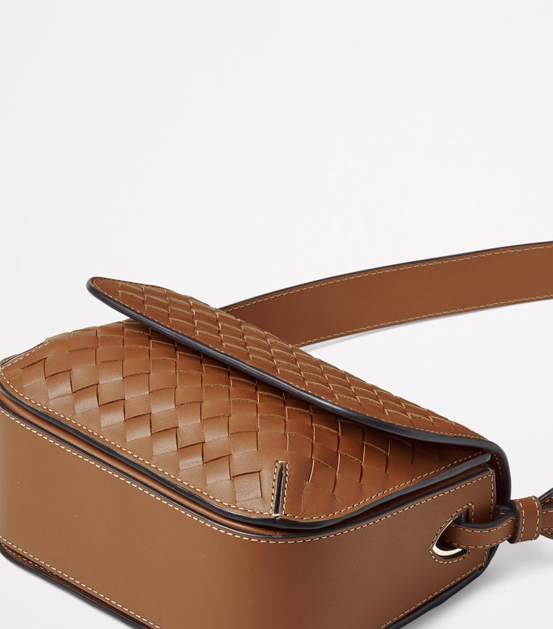 Aspinal of London Ella woven leather cross-body bag, UK version