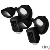 Costco UK Ring Hardwired Floodlight Cam Plus Outdoor Security Camera with LED Floodlights - Black (2 Pack)- Buy online at McGrocer