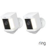 Ring Spotlight Cam Plus white 2 pack, imported from the UK