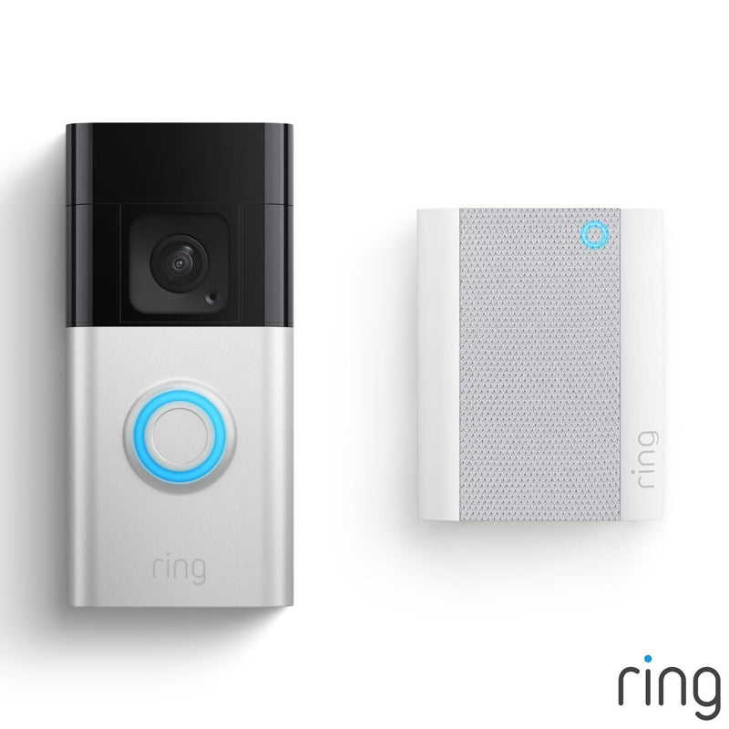 Ring Battery Video Doorbell Plus with 2nd Gen Chime Pro, imported from the UK