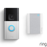 Ring Battery Video Doorbell Plus with 2nd Gen Chime Pro, imported from the UK