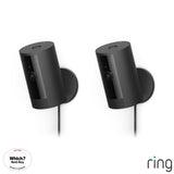 Costco UK Ring Wired Indoor Camera 2 Pack Black Home Security Monitor- Buy online at McGrocer