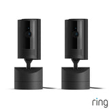 Costco UK Ring Pan-Tilt Indoor Cam 2 Pack Security Camera in Black- Buy online at McGrocer