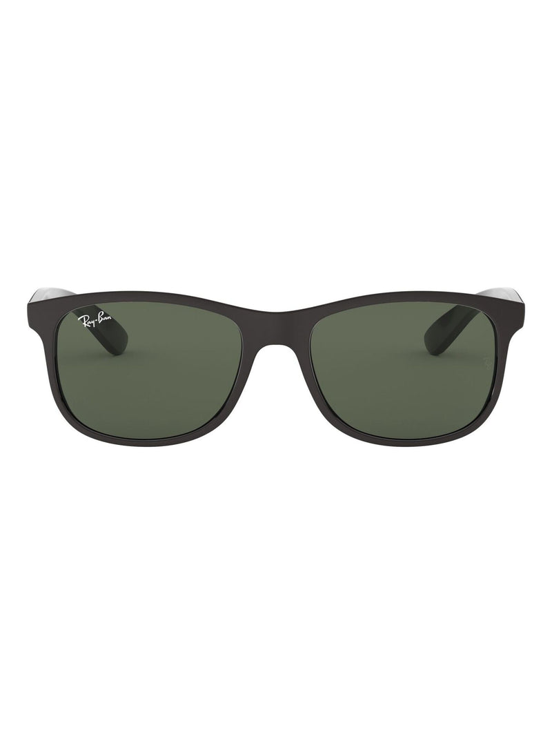 Ray-Ban Andy schwarze Sonnenbrille mit Nylonrahmen, britische Version