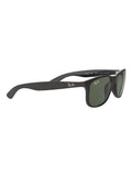 Ray-Ban Andy schwarze Sonnenbrille mit Nylonrahmen, britische Version