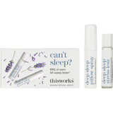 This Works travel set with Deep Sleep Spray and Stress Less roll-on, imported from the UK