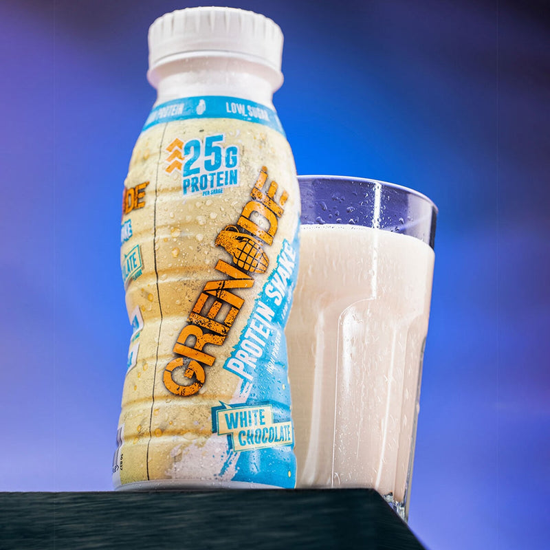 Grenade Carb Killa white chocolate protein shake 8 x 330ml, UK version