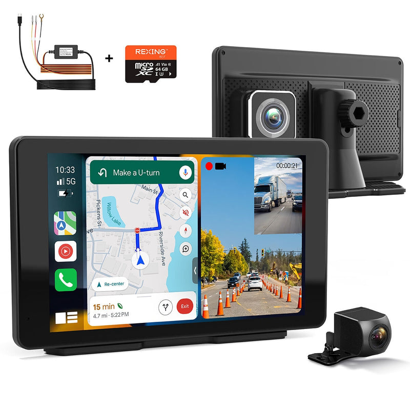 Rexing CPDuo-7 wireless multimedia receiver dash cam (British brand)