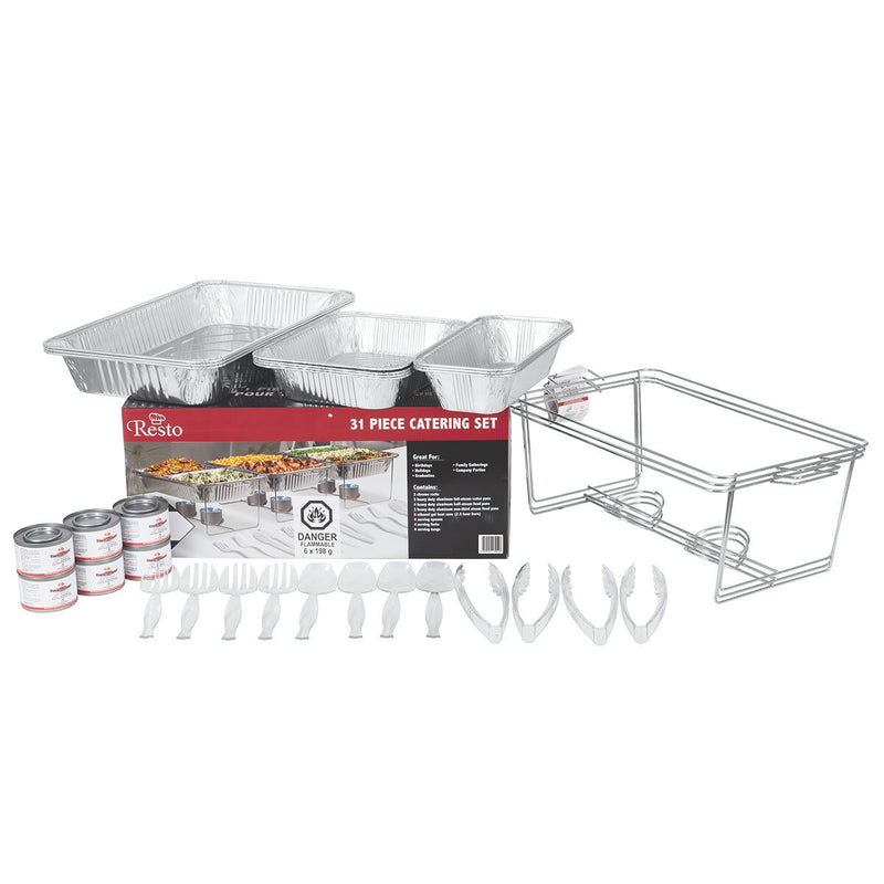 Resto 31 piece catering set, imported from the UK