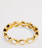 Anita Ko yellow gold diamond bezeled ring, UK version