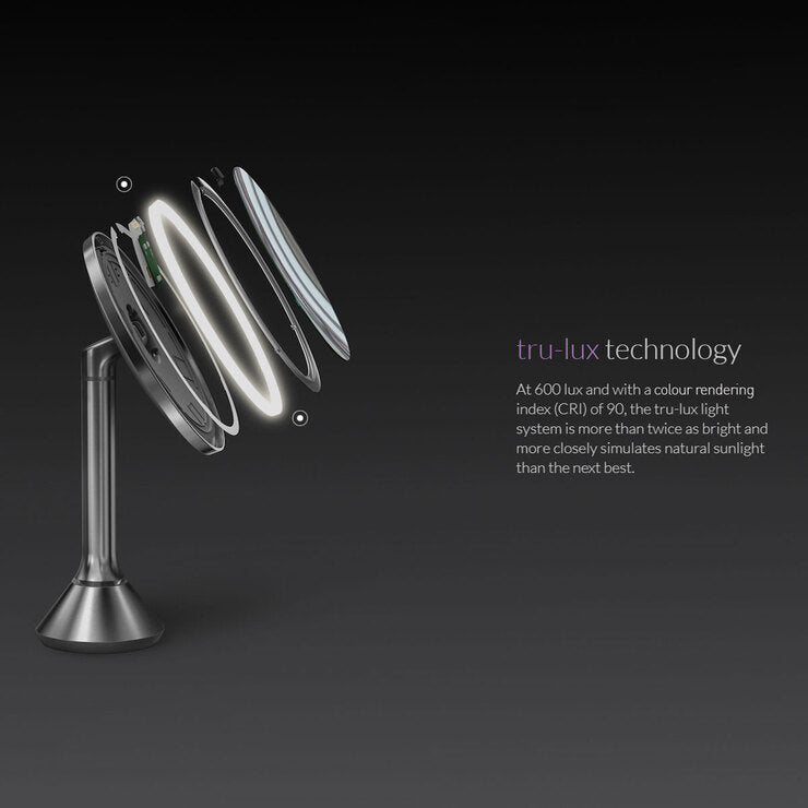 simplehuman 8 inch round sensor mirror, imported from the UK