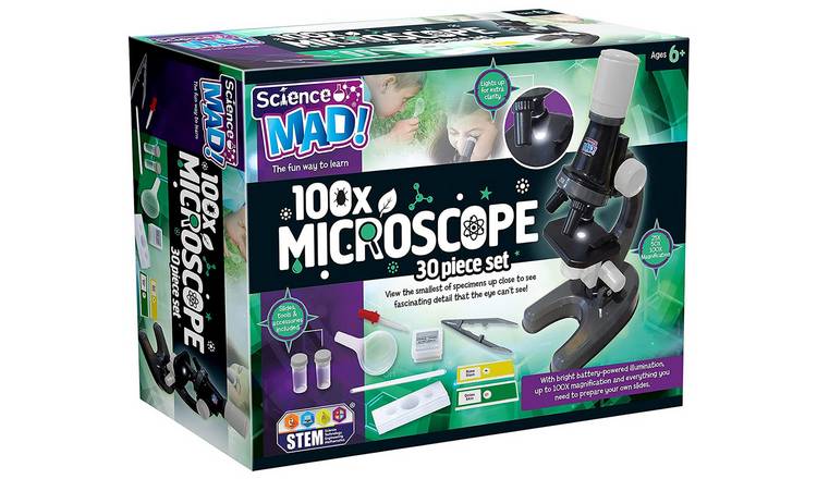 Science Mad microscope 100x magnification - British product