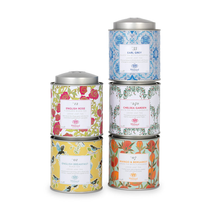 Whittard English Breakfast tea caddy 140g, imported from the UK