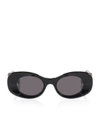Loewe oval bevelled acetate sunglasses with Anagram, UK version