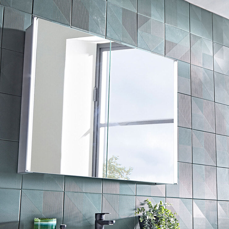 Tavistock Endure 2 Door Mirror Cabinet 65.8x104.8x12.9 cm, UK version