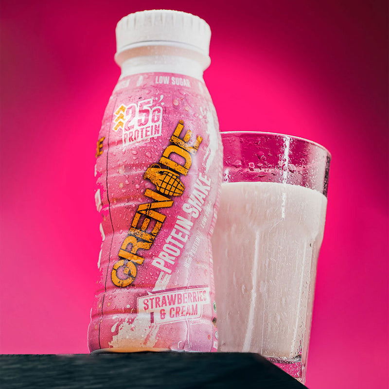 Grenade Carb Killa Strawberries & Cream Protein Shake 8 x 330ml, UK version