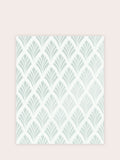 Laura Ashley duck egg Florin wallpaper sample (British brand)